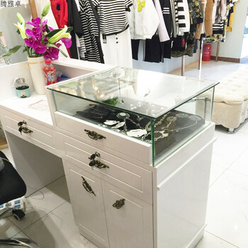 白色烤漆欧式收银台简约前台现代吧台美容院女装店服装店收银柜台