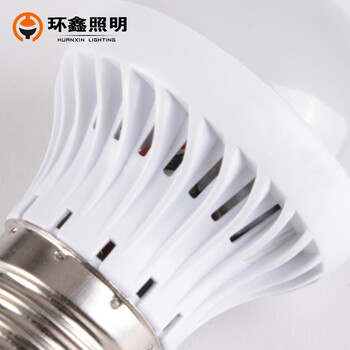 环鑫 LED灯泡声光控球泡光控感应灯E27 人体感应灯泡智能红外楼道灯 应急灯 升级款 E27大螺口-暖白 7W