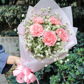 百合混搭花束礼盒北京上海深圳广州武汉合肥杭州西安全国同城生日送花