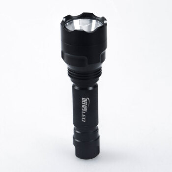 昭信LED 户外必备强光手电筒 充电防水防身应急灯套装 进口CREE 三档强调光手电 黑色 (1679097)
