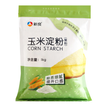 新良玉米淀粉 烘焙原料 粟粉 栗粉 淀粉 生粉 勾芡 蛋糕面包用 1kg,降价幅度6.9%