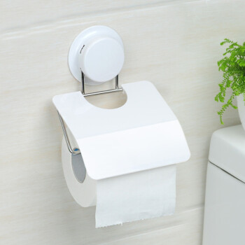 嘉宝 吸盘纸巾架 不锈钢卷纸架 厕所卫生间浴室防水纸巾盒