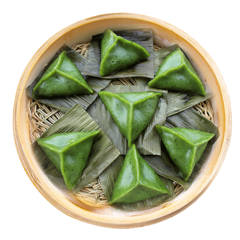 新鲜艾叶米果艾草青团清明果糯米团子糍粑蒿子700g粑粑糕点(芝麻花生