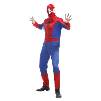 
                                        孩派  万圣节服装 Cosplay 表演出服装 蜘蛛侠服装  成人男蜘蛛侠 M-0043                