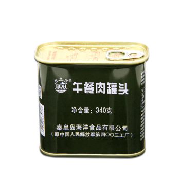 北戴河牌 不含红曲红 整箱 午餐肉罐头340g*24罐