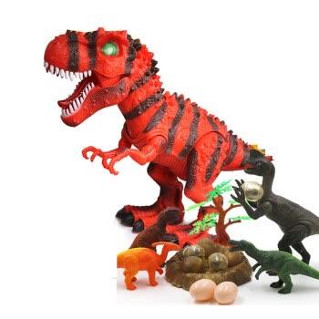 电动恐龙玩具模型下蛋投影仿真恐龙会动走路儿童男孩3