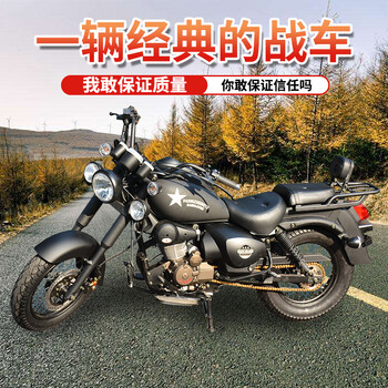 赛摩太子车全新海陵出口大叛逆者250哈雷重机车复古摩托车整车街可