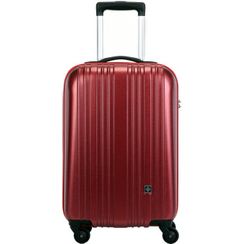 瑞世（SUISSEWIN） 拉杆箱 静音万向轮行李箱 时尚典雅登机箱旅行箱 SN1251I 20英寸 迷幻红