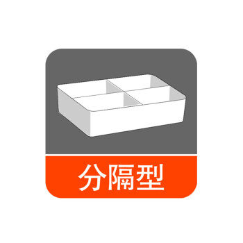 
                                        乐扣乐扣（LOCK&LOCK） 保鲜盒塑料储物盒HPL824C1.6L分隔餐盒饭盒便当盒                