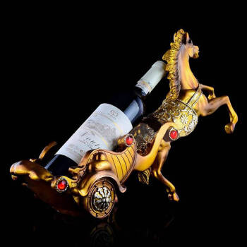 
                                                            豪斯特丽（HOSTLY） 酒架摆件  时尚创意大象酒架  马到成功酒架工艺品  庆典礼品 马到成功                
