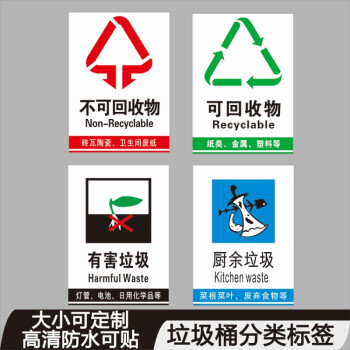 板报可回收垃圾