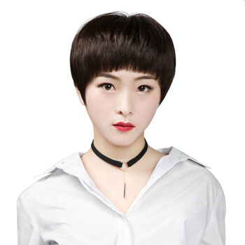 假发女短发头套发套自然bobo头网红圆脸全头假发套发型假毛假头发