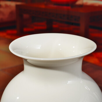 
                                        东方泥土 陶瓷手绘花瓶摆件 客厅博古架装饰品/青山龙瀑D59-16                