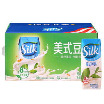 silk 美式豆奶 低糖原味245ml*15 礼盒装 植物优选