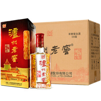 泸州老窖六年陈头曲/六年窖52度 浓香型白酒 整箱装 500ml*6瓶(不含