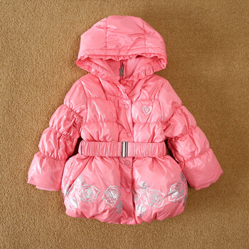 丽婴房迪士尼宝宝2015冬款女童加厚保暖棉服