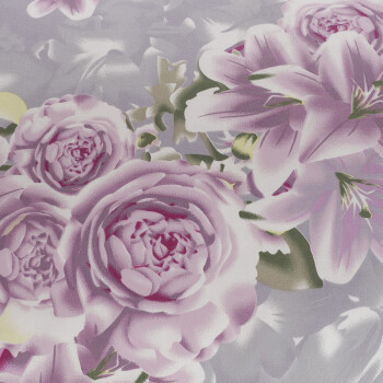 Hope 床品家纺 美棉套件四件套床上用品套件 爱的花海-紫 200x230cm