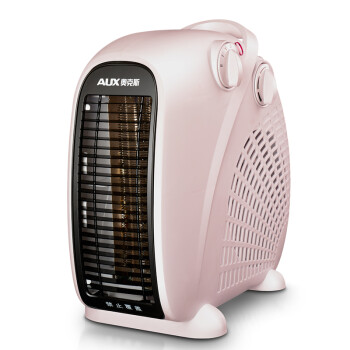 奥克斯（AUX） 奥克斯取暖器电暖风机办公室小太阳电暖气家用节能台式电暖器迷你200A2 香槟色温控款