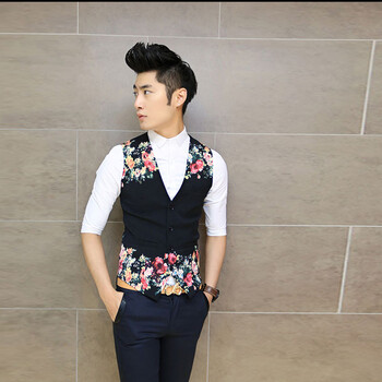 丹杰仕 2014<em>夏季</em>新款<em>男士英伦风</em>修身款V领小