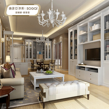 索菲亚衣柜定制阿维尼翁客厅套餐 电视柜\/餐酒