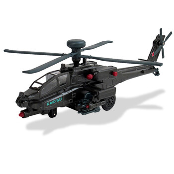 凯迪威阿帕奇合金武装直升机1:64美军模型AH