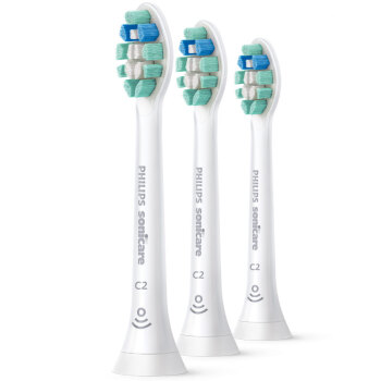 飞利浦(PHILIPS）电动牙刷头 HX9023/67 牙菌斑防御型 3支装 适用于HX6803 HX6807 HX6856 HX6859 HX6897 HX6874
