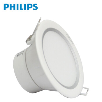 飞利浦PHILIPS LED筒灯天花灯闪烁二代 含LED光源 4寸8w黄光