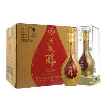 五粮液 股份有限公司 五粮醇  臻选10  白酒 50度500ml*6 整箱装