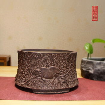 归云山电陶炉家用电陶炉静音铁壶迷你茶炉台湾老岩泥电陶炉 铁壶、铜环专用煮茶炉