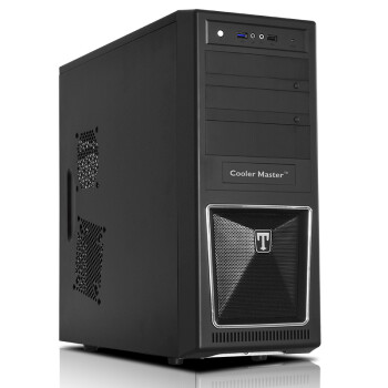 酷冷至尊(CoolerMaster)毁灭战将U3 黑 商务ATX台式机中塔机箱 7硬盘位/含光驱位/USB3.0