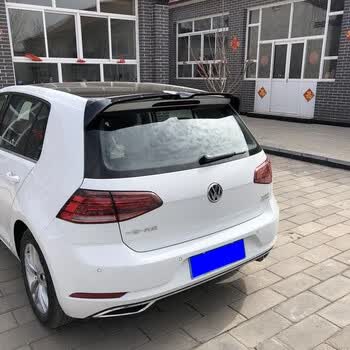 于高尔夫7尾翼 高尔夫7改装免打孔尾翼 高尔夫7奥丁格