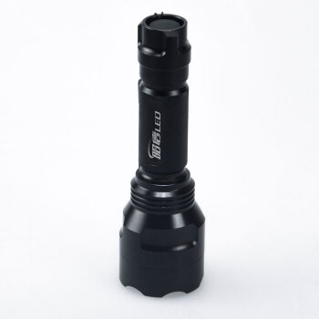 昭信LED 户外必备强光手电筒 充电防水防身应急灯套装 进口CREE 三档强调光手电 黑色 (1679097)
