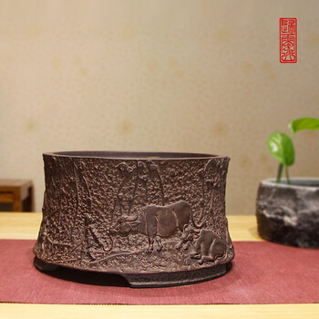 归云山电陶炉家用电陶炉静音铁壶迷你茶炉台湾老岩泥电陶炉 铁壶、铜环专用煮茶炉