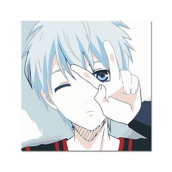 家装软饰 相框/照片墙 fghgf diy数字油画 卡通动漫人物儿童益智手绘