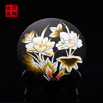 金乌炭雕（klinart） 富贵呈祥 D196 乔迁开业礼品 装饰品除味除甲醛