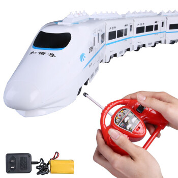 和谐号 儿童玩具火车充电电动遥控火车动车玩
