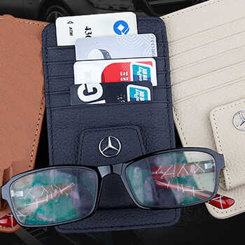 名车邦 汽车多功能停车牌 遮阳板卡夹插卡挪车