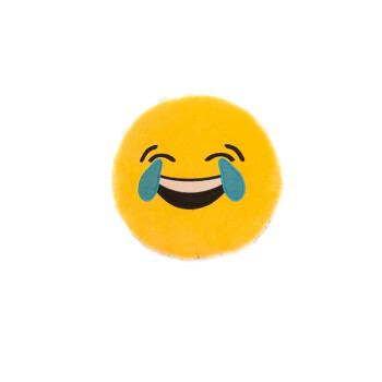 创意qq表情抱枕公仔emoji搞怪笑脸表情包毛绒玩具滑稽暖手捂抱枕 爱哭