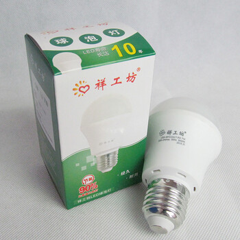 
                                        祥工坊 led灯泡e14e27暖白黄光节能3w5w7w球泡 大小螺口螺旋超亮光源厂家批发 E27 正白-3W                
