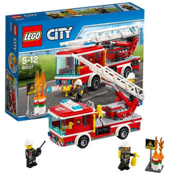 乐高LEGO 城市消防局系列 拼插玩具益智积木