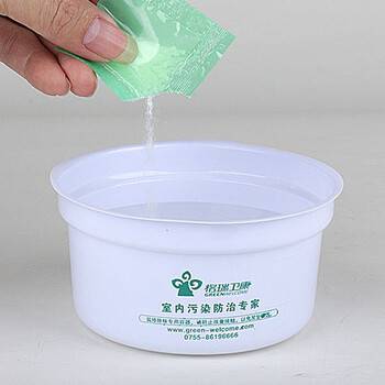 
                                        格瑞卫康 除甲醛 甲醛清除剂 新房装修汽车新车家具除笨去除味剂油烟 110㎡ 90g                