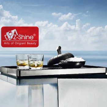 
                                        晟维（Z-SHINE） 托盘长方形盘托欧式时尚创意水杯水壶托盘水具茶具套装                