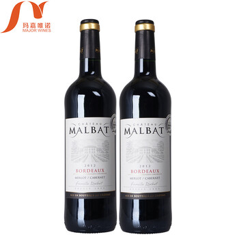 玛嘉唯诺法国玛尔城堡干红葡萄酒原瓶进口波尔