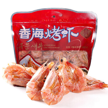 香海 烤虾420g 对虾干 大虾海鲜 即食虾干 伴手礼 大礼袋