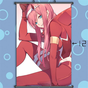 刻沫darling in the franxx动漫周边二次元挂画 02小姐姐海报卷轴壁纸