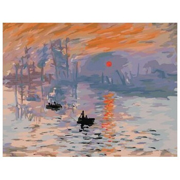 diy数字油画抽象世界名画欧式风景 装饰画梵高-星空下