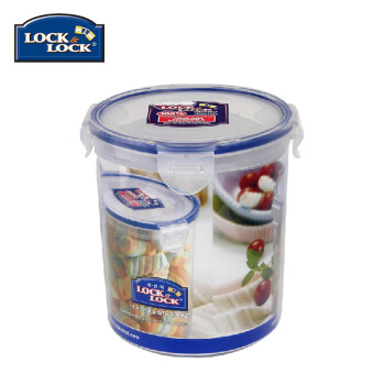 
                                        乐扣乐扣普通型塑料圆形保鲜盒 便当盒饭盒 HPL933B 1.4L                