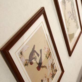 
                                        中国风中式复古卧室有框画现代装饰画客厅玄关挂画书房壁画古典 CU-0258H 62*49                