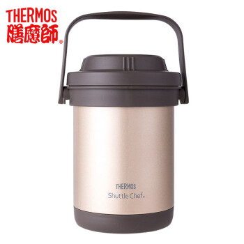 
                                        膳魔师（THERMOS） 焖烧锅保温汤锅真空不锈钢免火炖锅TCRA-1800金色1.8L有防伪标 TCRA-1800ml/金色                