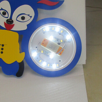 泽立儿童壁灯 LED儿童灯饰 儿童房间灯 卧室灯 阳光小屋 LED 6W  白光